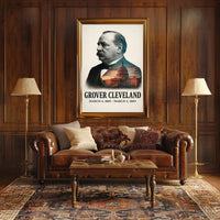 Grover Cleveland 22nd President of the United States Reflections Poster
