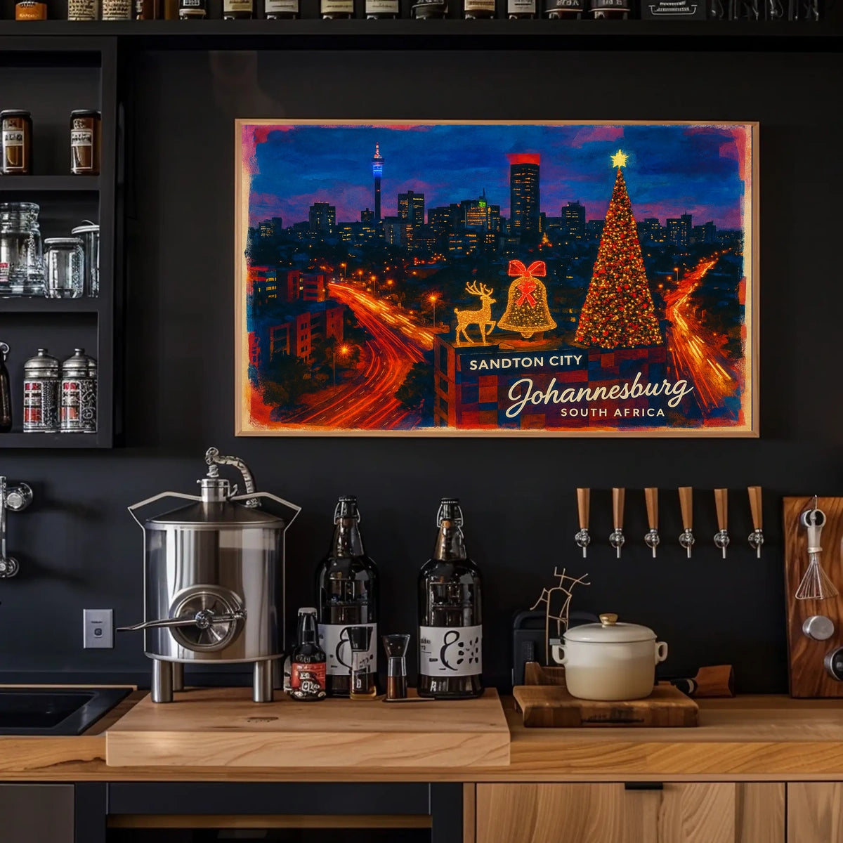 Festive Night in Sandton City Poster