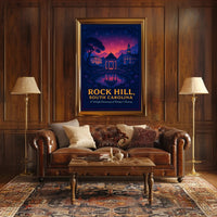 Rock Hill Twilight Dreamscape Poster
