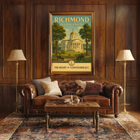 Richmond, Virginia: The Heart of Confederacy Poster