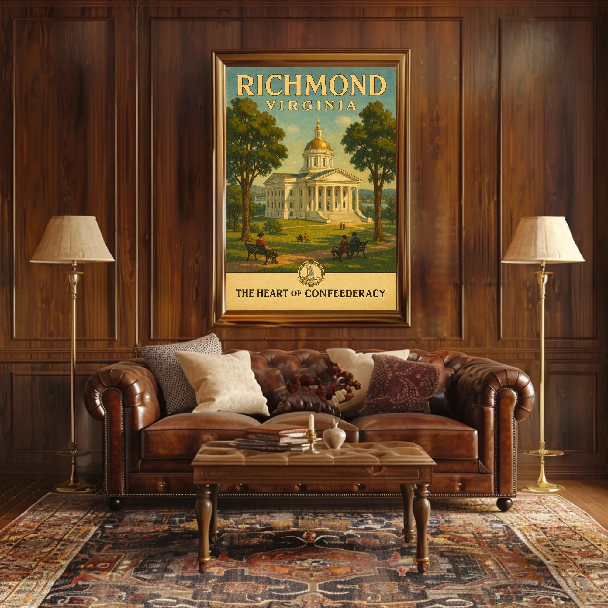 Richmond, Virginia: The Heart of Confederacy Poster