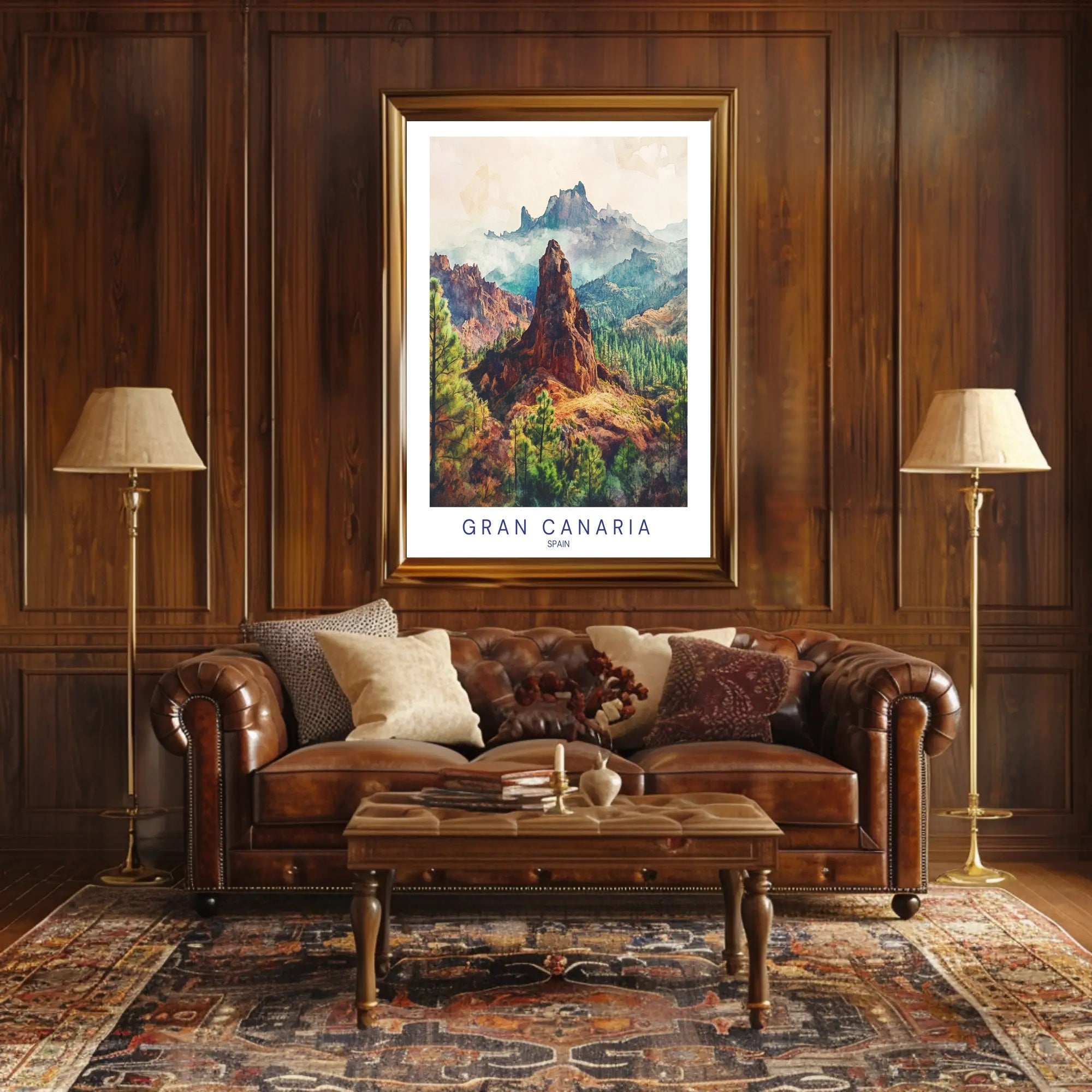 Scenic Landscapes of Gran Canaria Poster PosterGoat