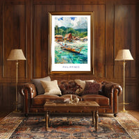 Philippines Tropical Paradise Travel Poster PosterGoat