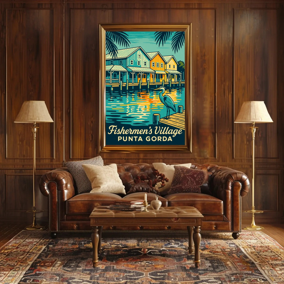 FishermenS Village Punta Gorda Poster