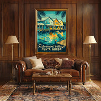 FishermenS Village Punta Gorda Poster