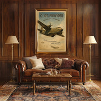 C-123 Provider Heavy-Lift Legacy Poster PosterGoat