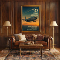 T-43 Flying Classroom U.S. Air Force Aircraft Poster