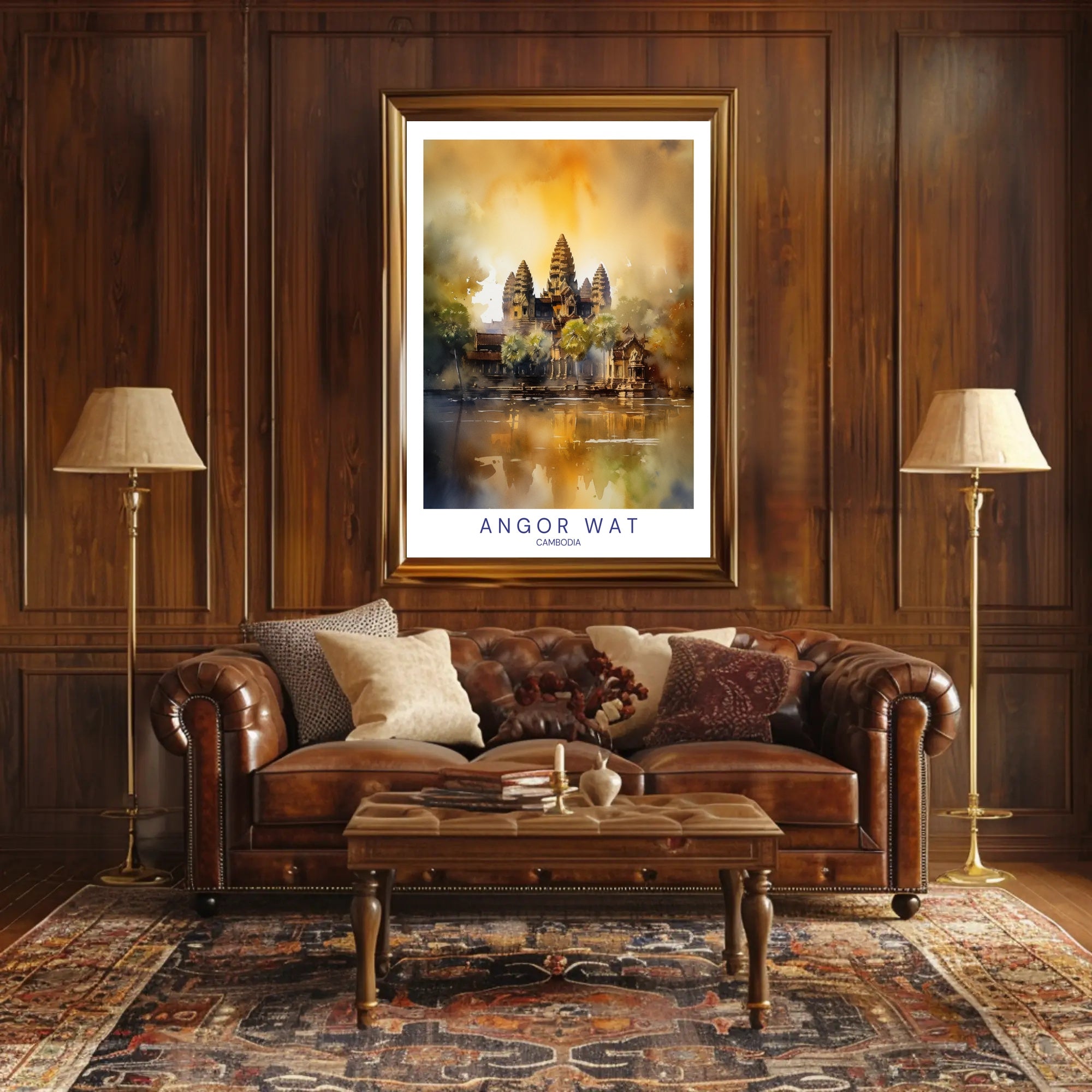 Angkor Wat Reflections Poster PosterGoat