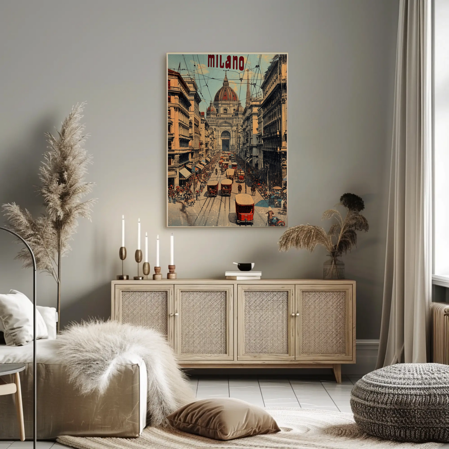 Milano Vintage Poster