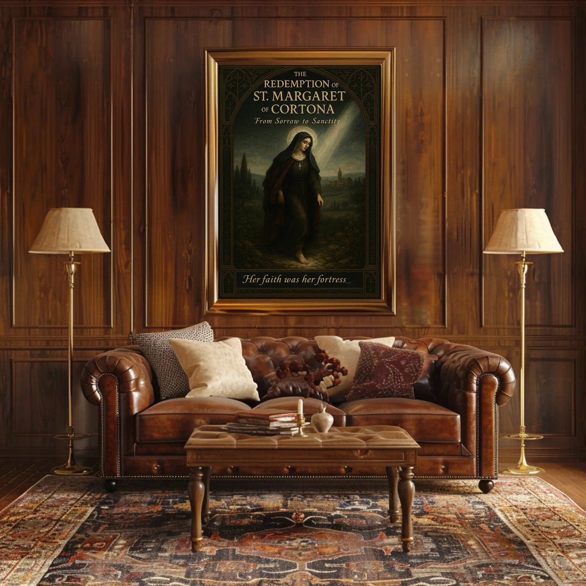 The Redemption of St. Margaret of Cortona Poster