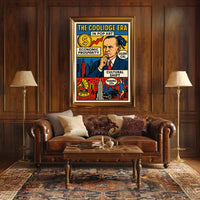 The Coolidge Era in Pop Art Poster PosterGoat
