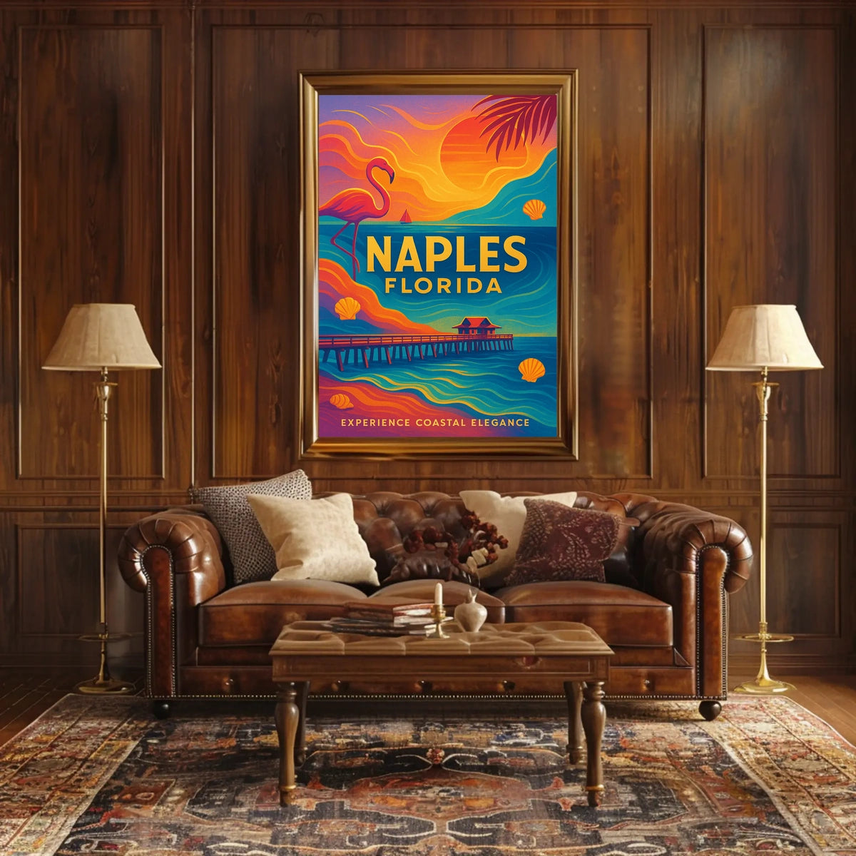 Naples, Florida Experience Coastal Elegance Poster