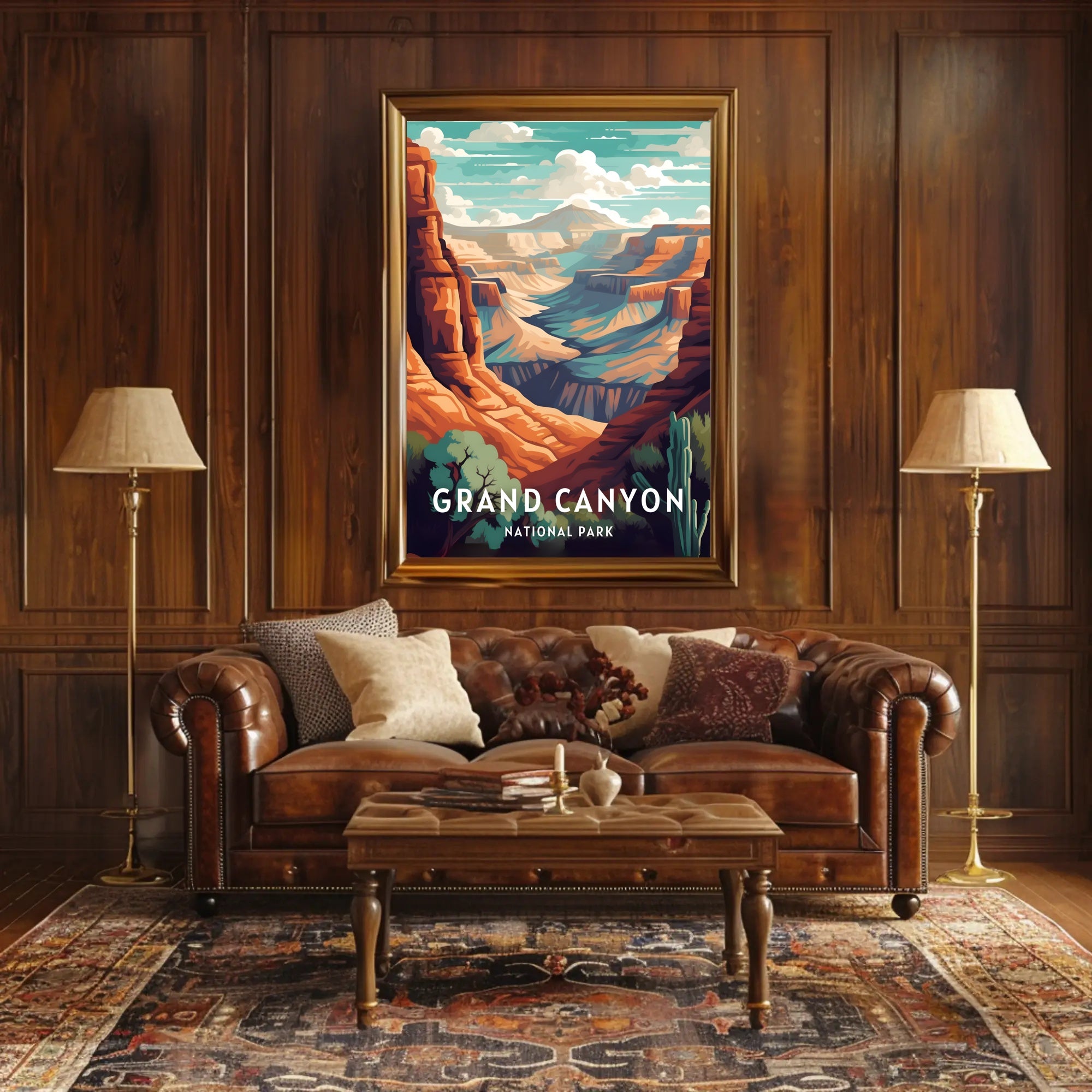 Grand Canyon Adventure Awaits National Park Poster