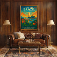 Vibrant Brazil A Symphony Of Nature Poster
