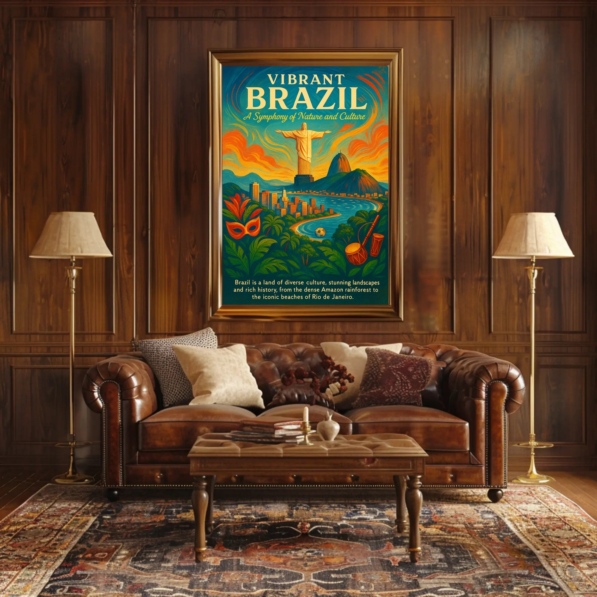 Vibrant Brazil A Symphony Of Nature Poster