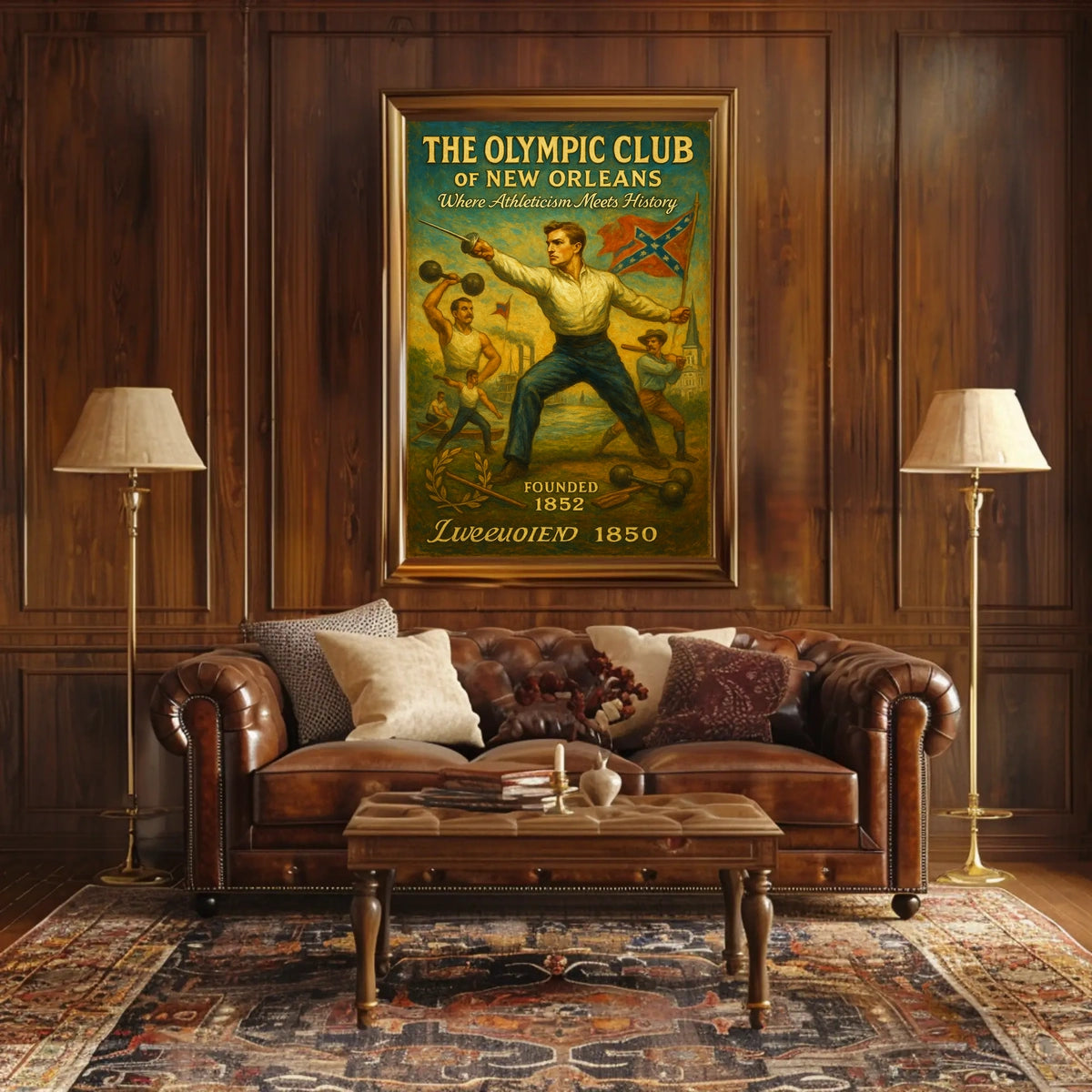 The Olympic Club Of New Orleans Poster