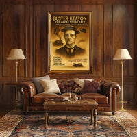 Buster Keaton The Great Stone Face Poster