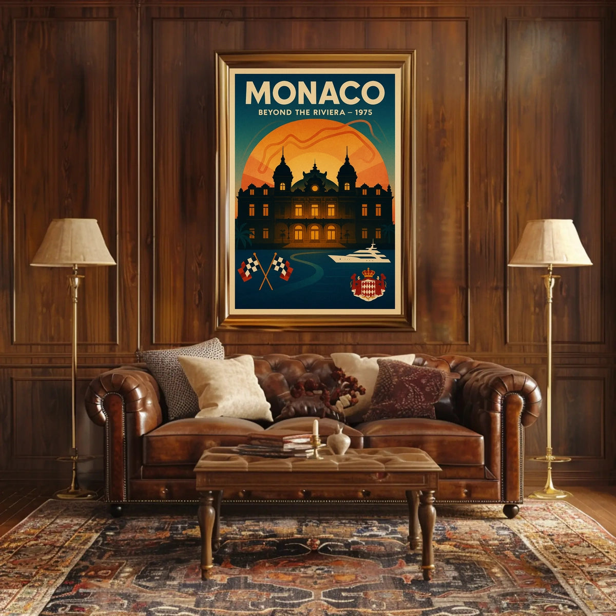 Monaco 1975 Beyong the Riviera Poster