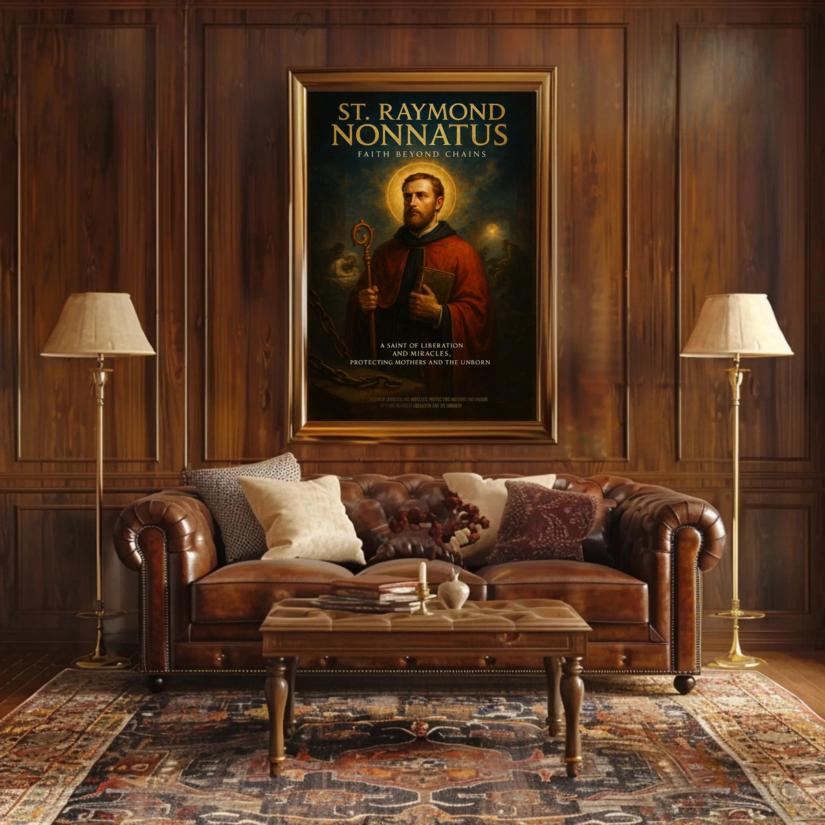 St. Raymond Nonnatus Faith Beyond Chains Poster