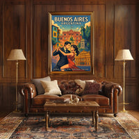 Buenos Aires Cultural Tapestry Poster PosterGoat