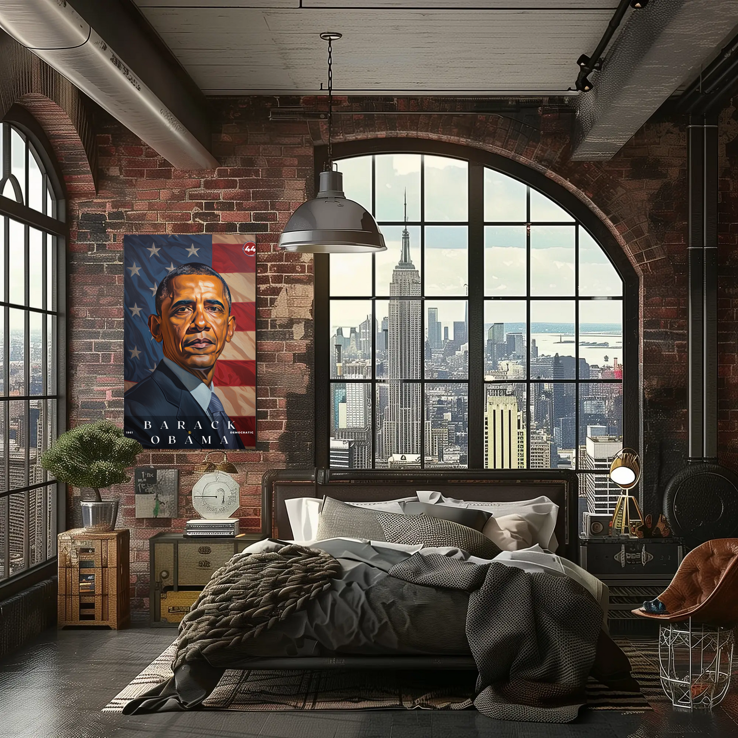 Barack Obama 44th President Of The United States Portrait