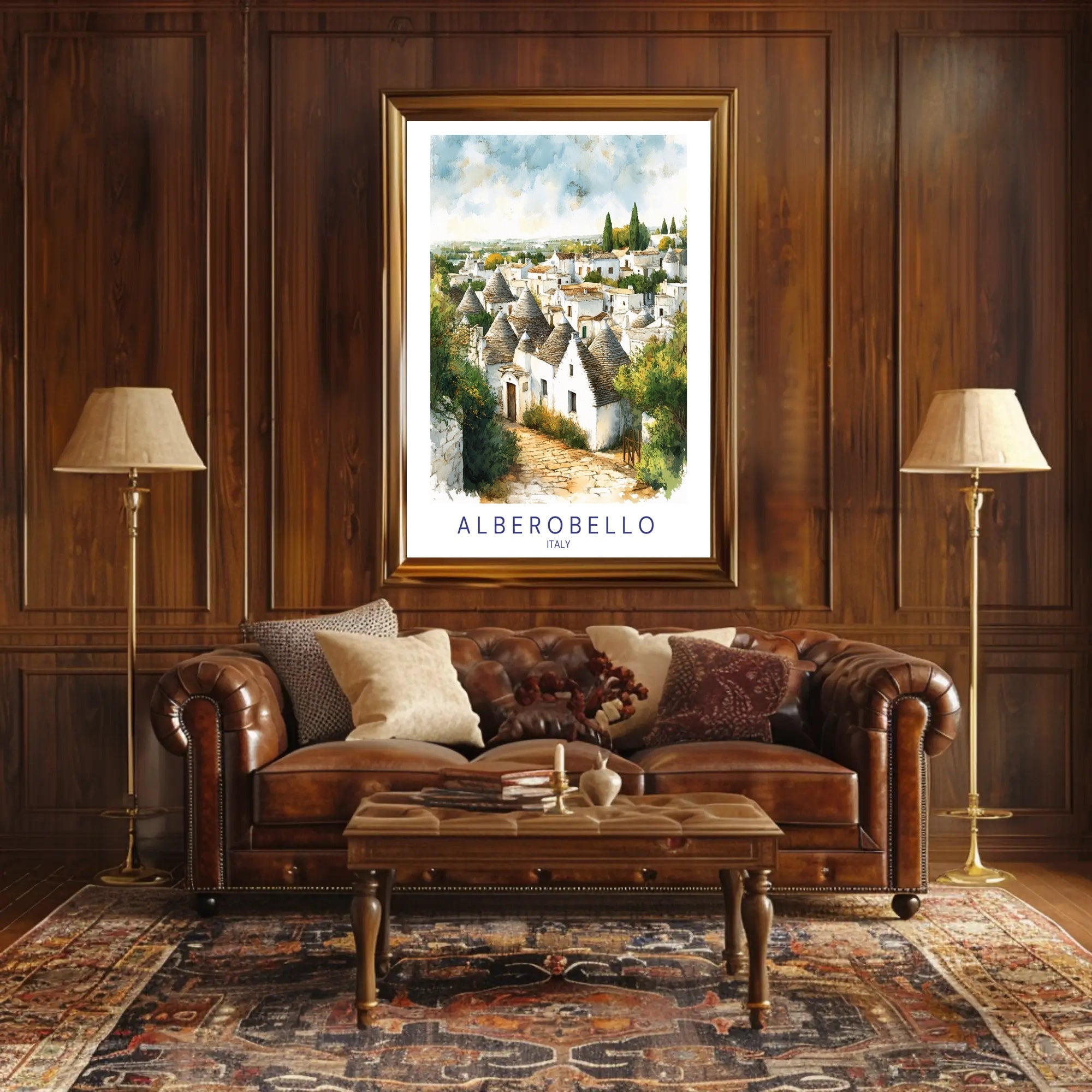 Scenic View of Alberobello Poster PosterGoat