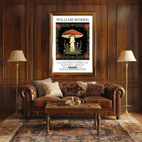 William Morris Cotton Prints Exhibition Poster