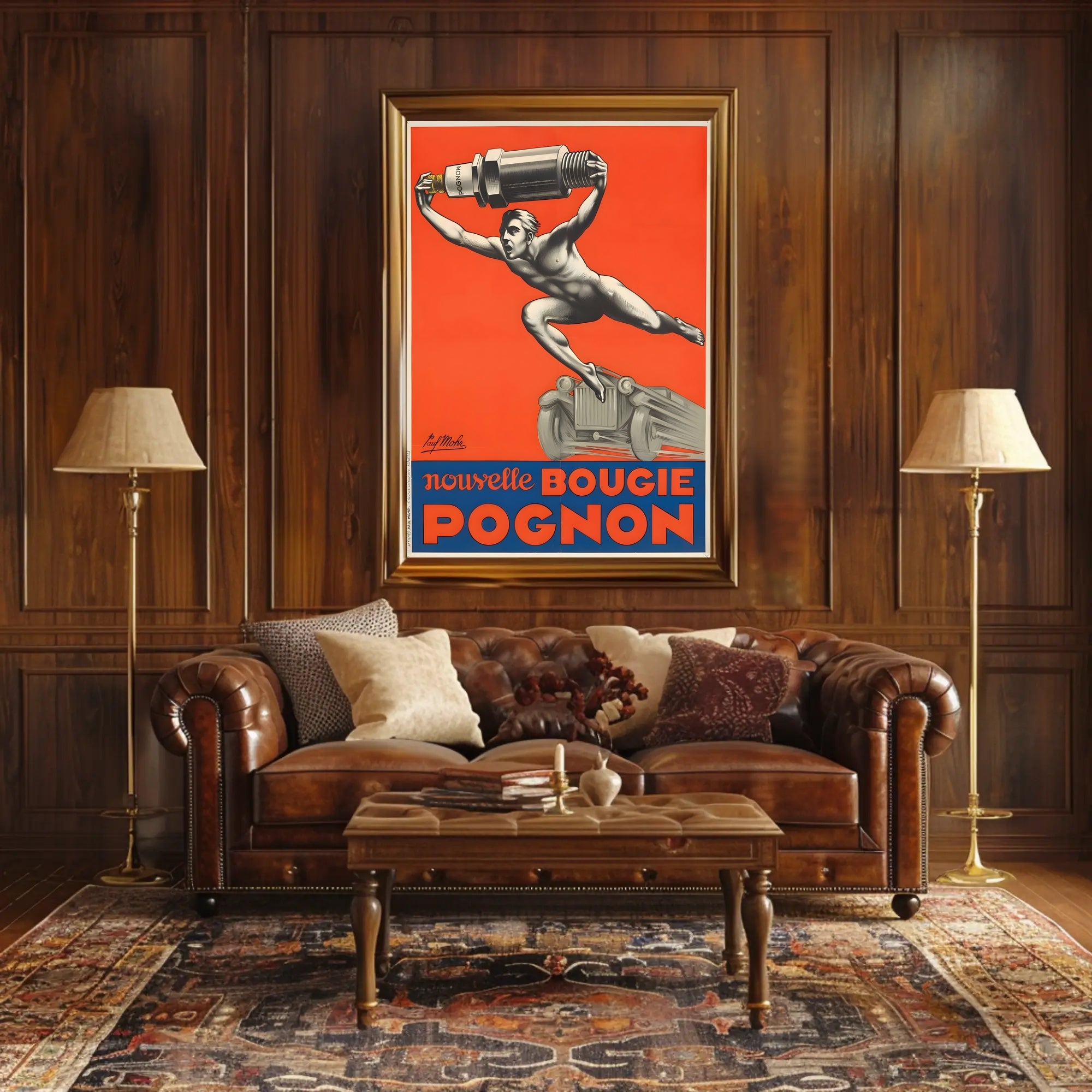 Nouvelle Bougie Pognon Poster