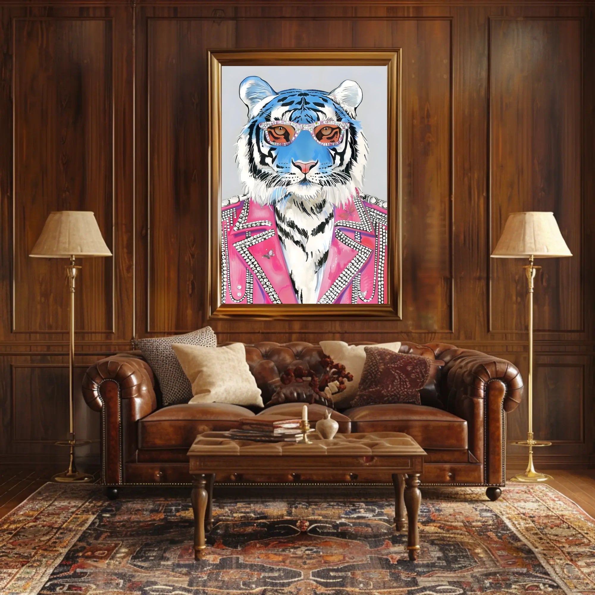 The Stylish Tiger Poster