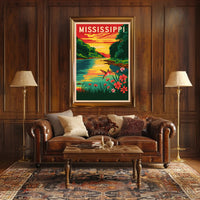 Mississippi Nature Scene Poster
