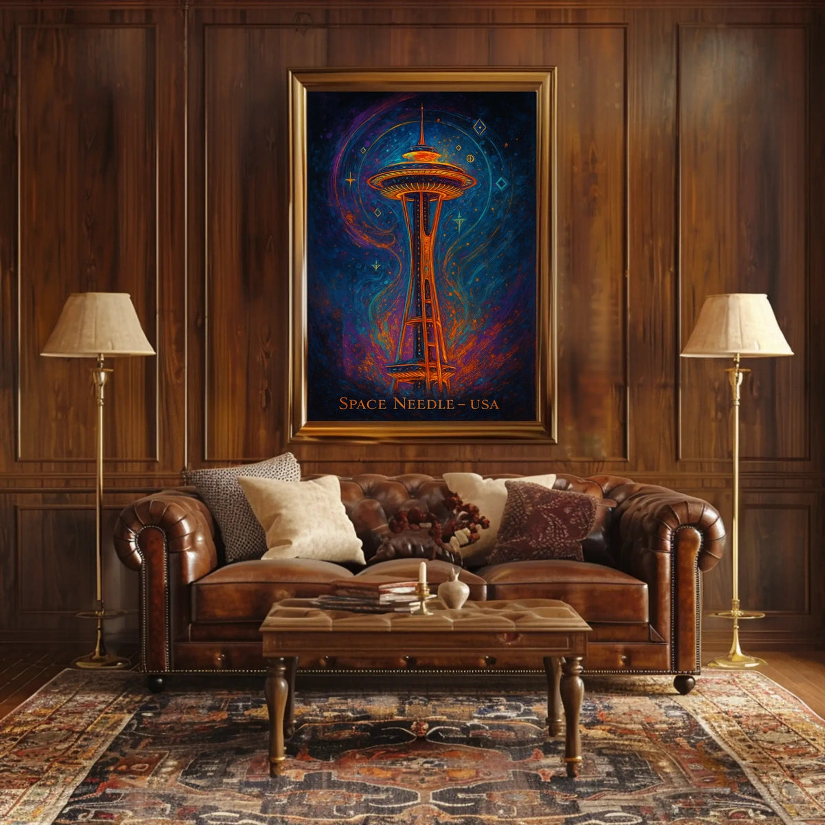 Space Needle USA Poster