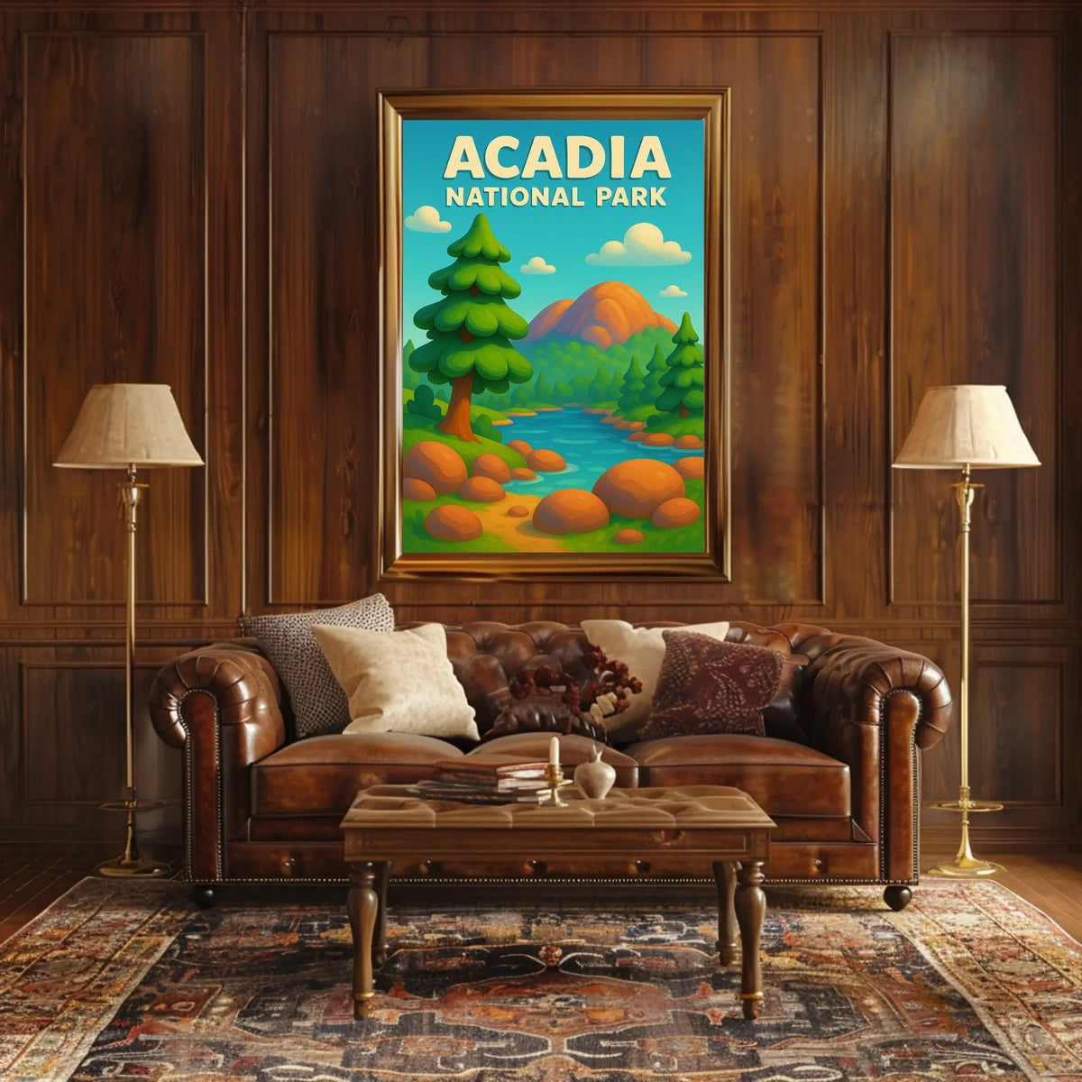 Acadia National Park Scenic Wanderlust Poster