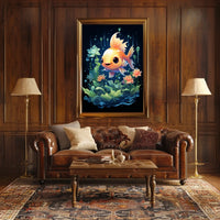 Enchanted Waters Underwater Goldfish Serenity Poster