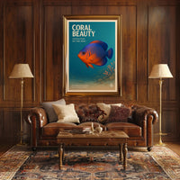 Coral Beauty Angelfish of the Reef Poster PosterGoat