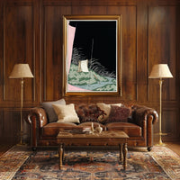 Serene Night by the River Poster