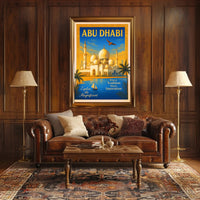 Discover Abu Dhabi Poster PosterGoat