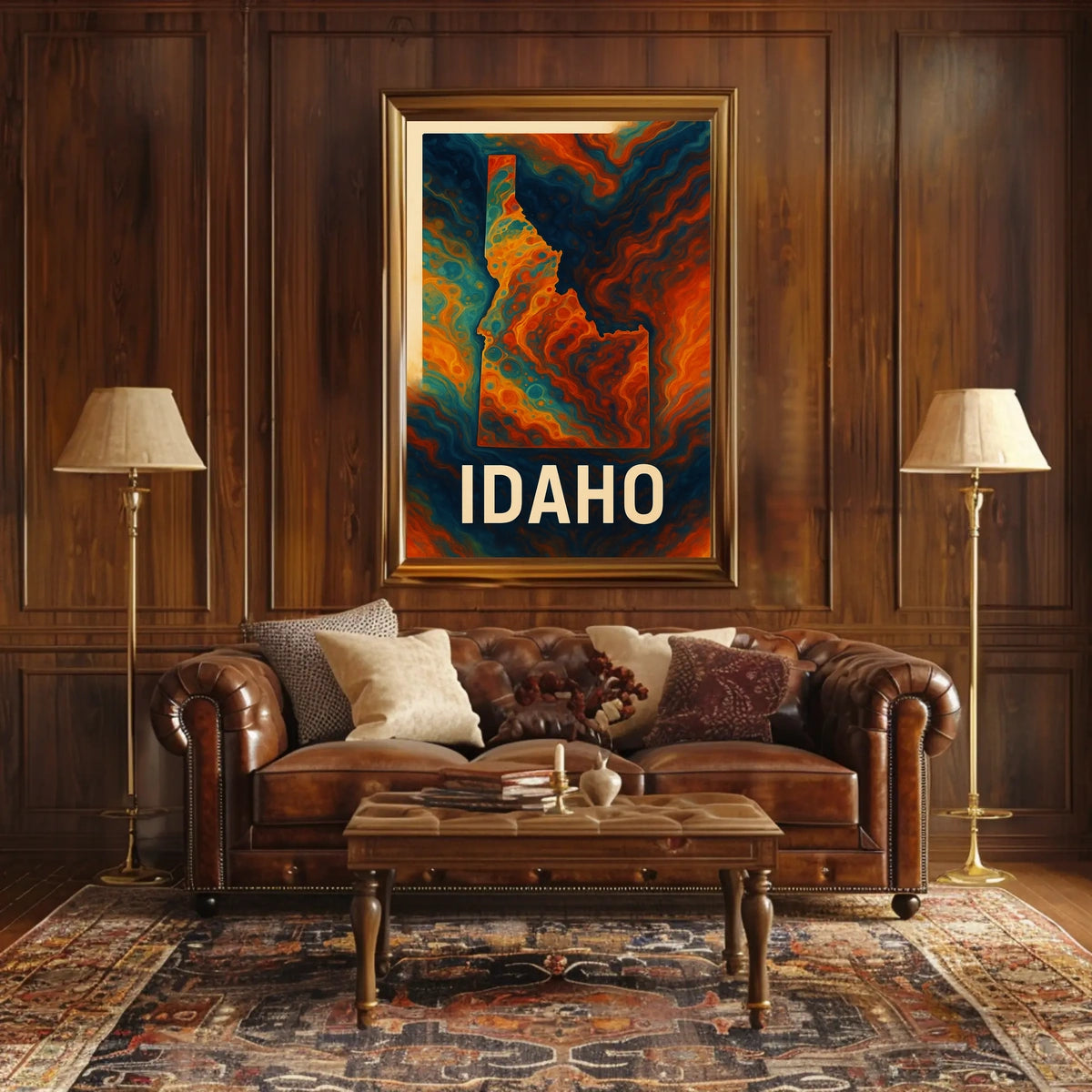 Idaho A Vivid Exploration Poster