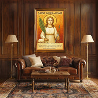Saint Agnes of Rome Poster PosterGoat
