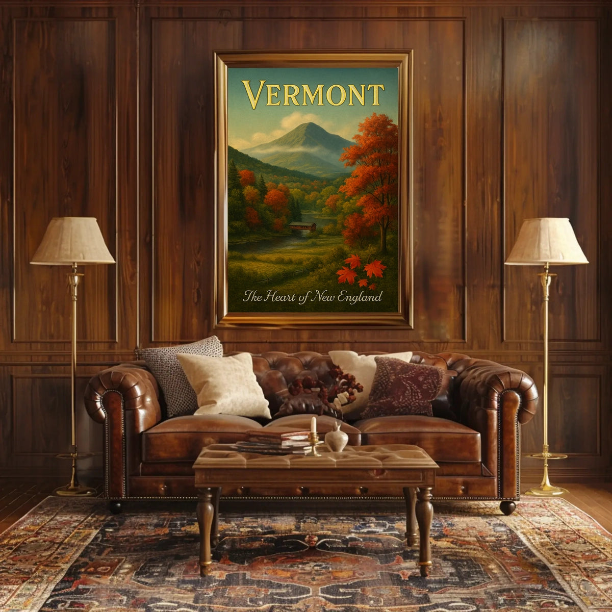 Vermont The Heart of New England Poster