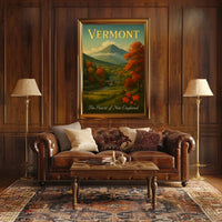 Vermont The Heart of New England Poster