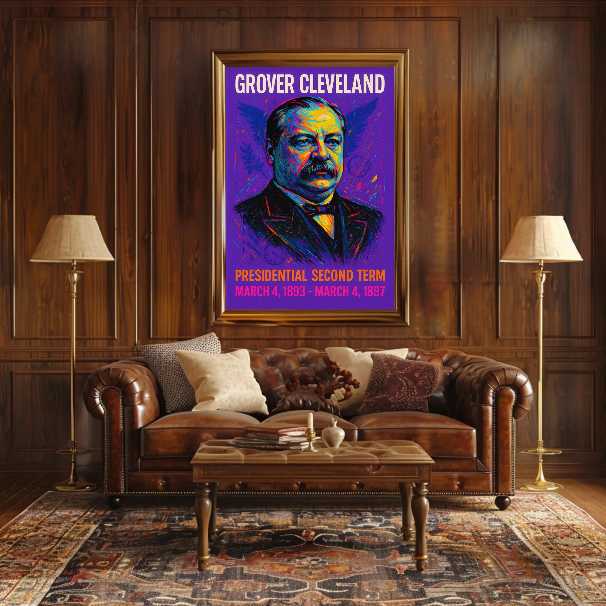 Grover Cleveland Presidential Second Poster
