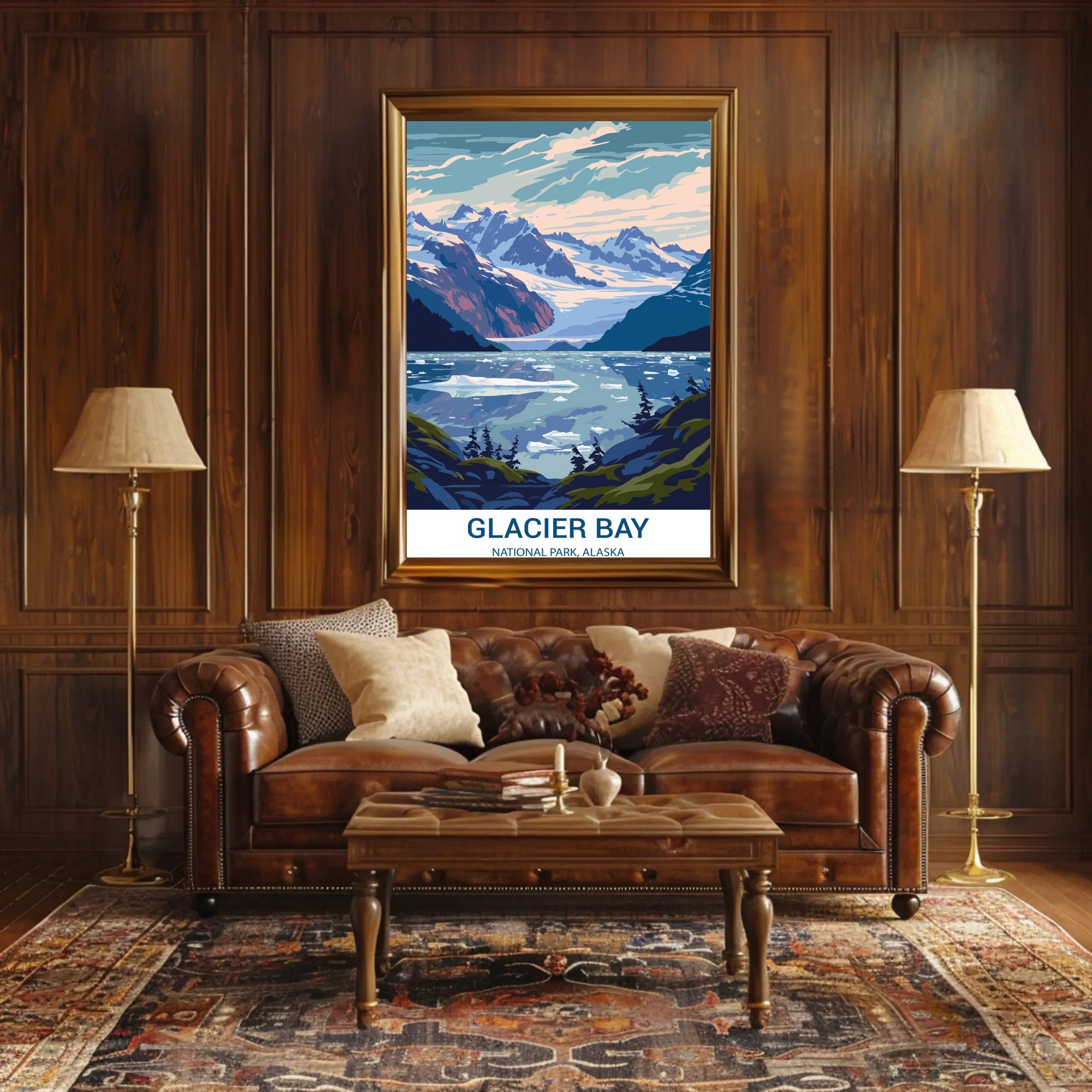 Glacier Bay Serenity National Park Poster