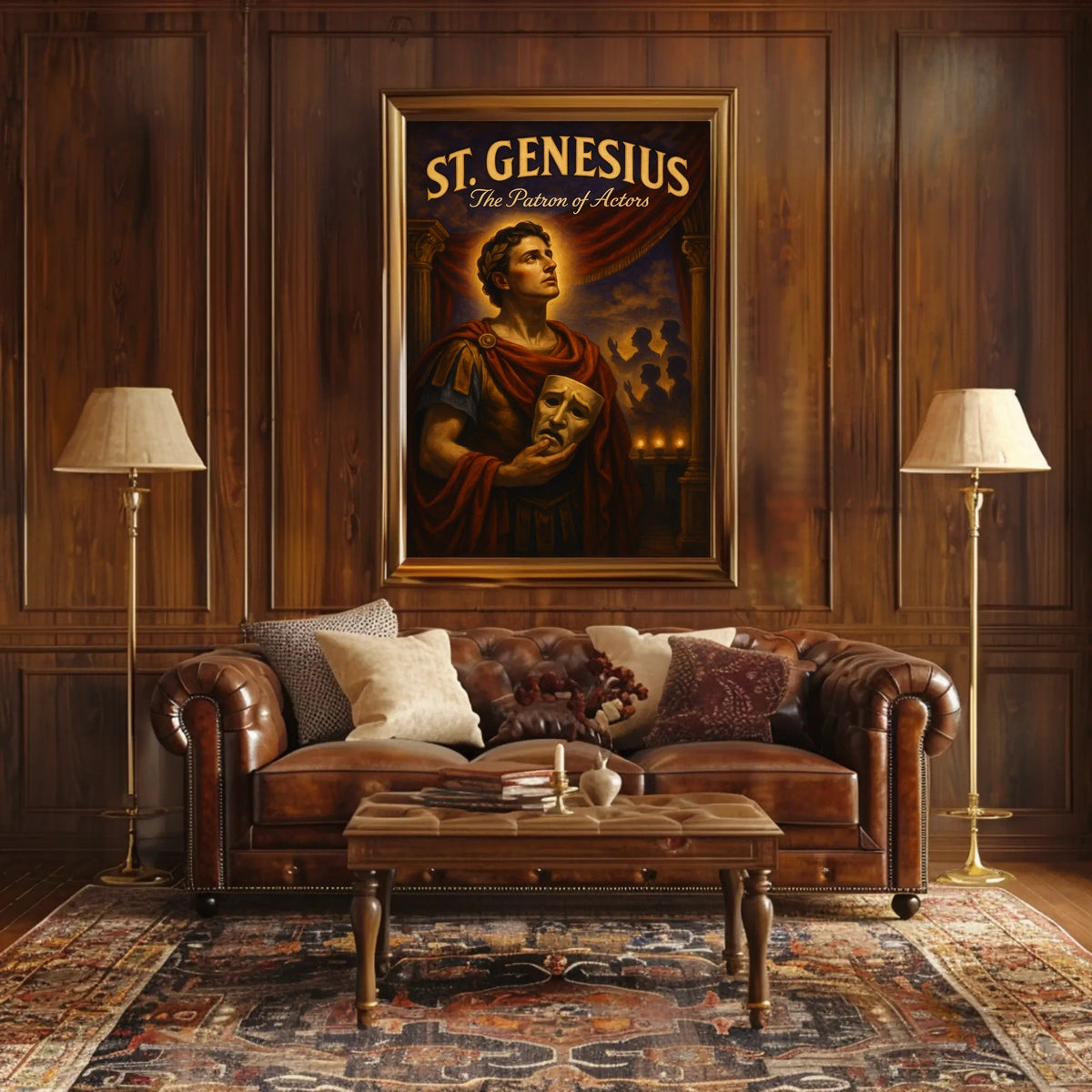 St. Genesius The Patron Of Actors Poster