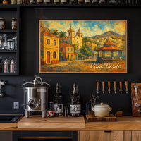 Cape Verde Scenic Illustration Poster