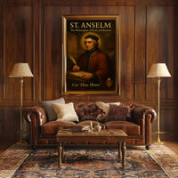 St. Anselm Faith Reason Religious Cultural Heritage Poster PosterGoat