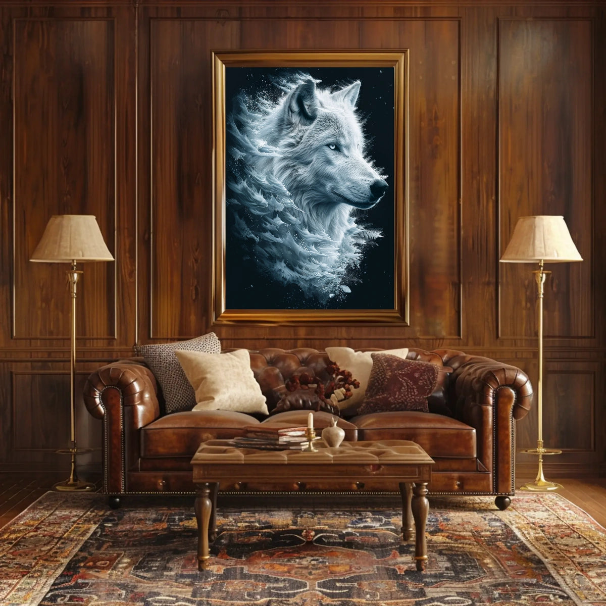 Majestic Wolf In Motion Poster