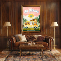 Zoo Opening Announcement Poster PosterGoat