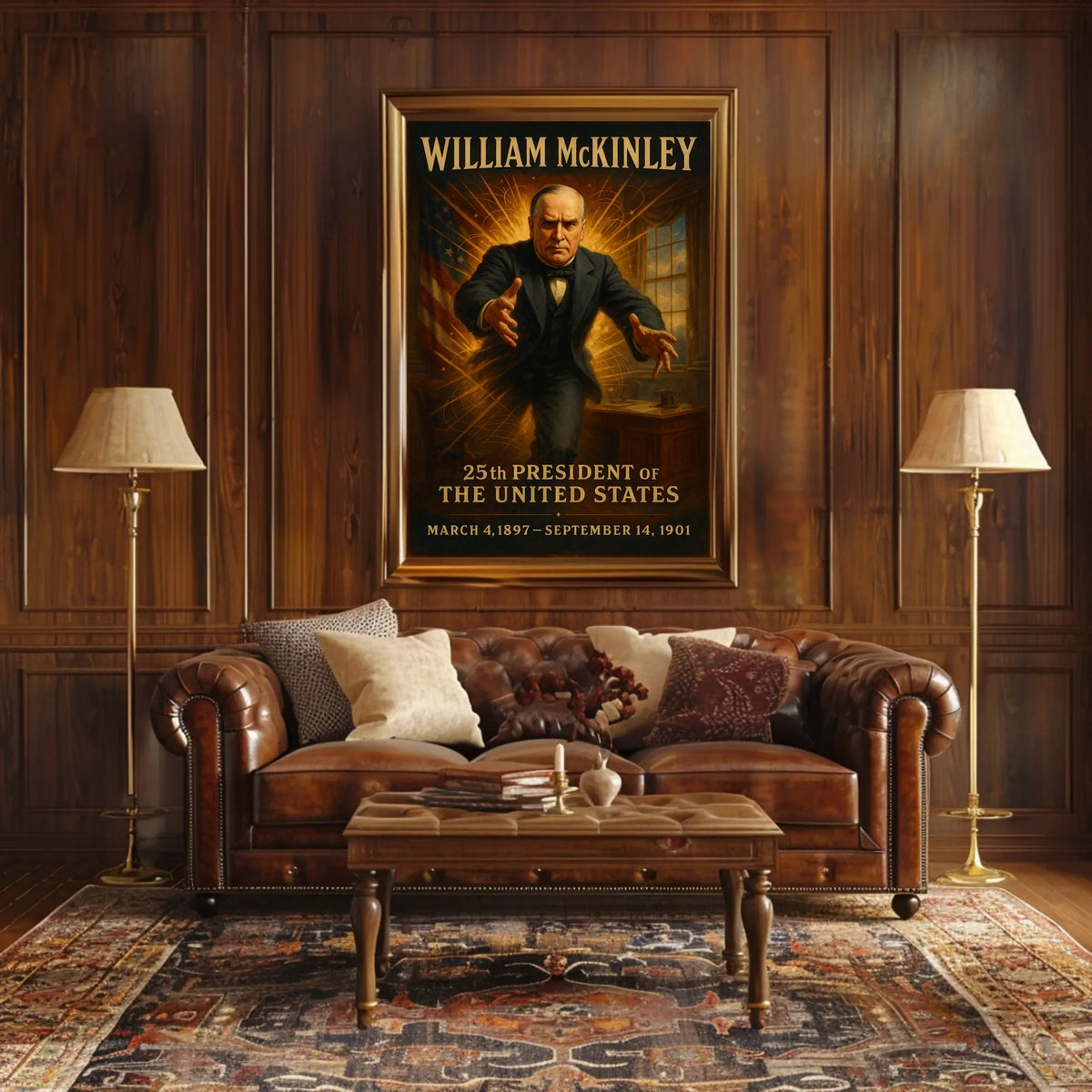 William McKinley 25th President Poster