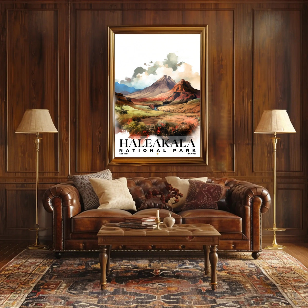 Haleakala? Watercolor Wall Art Poster
