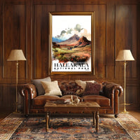 Haleakala? Watercolor Wall Art Poster
